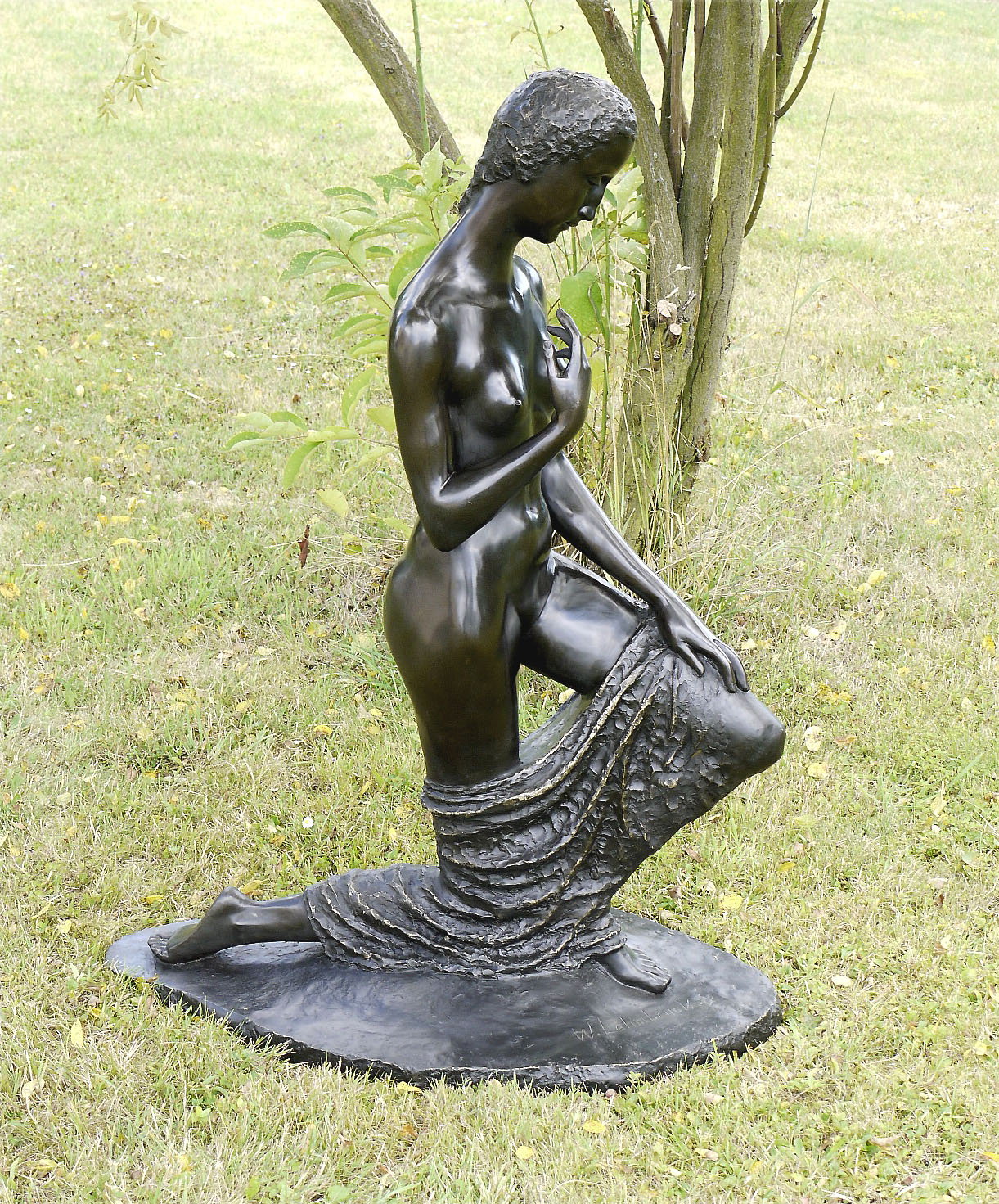 Garden erotic sculpture horse bronze lover statue antique statue