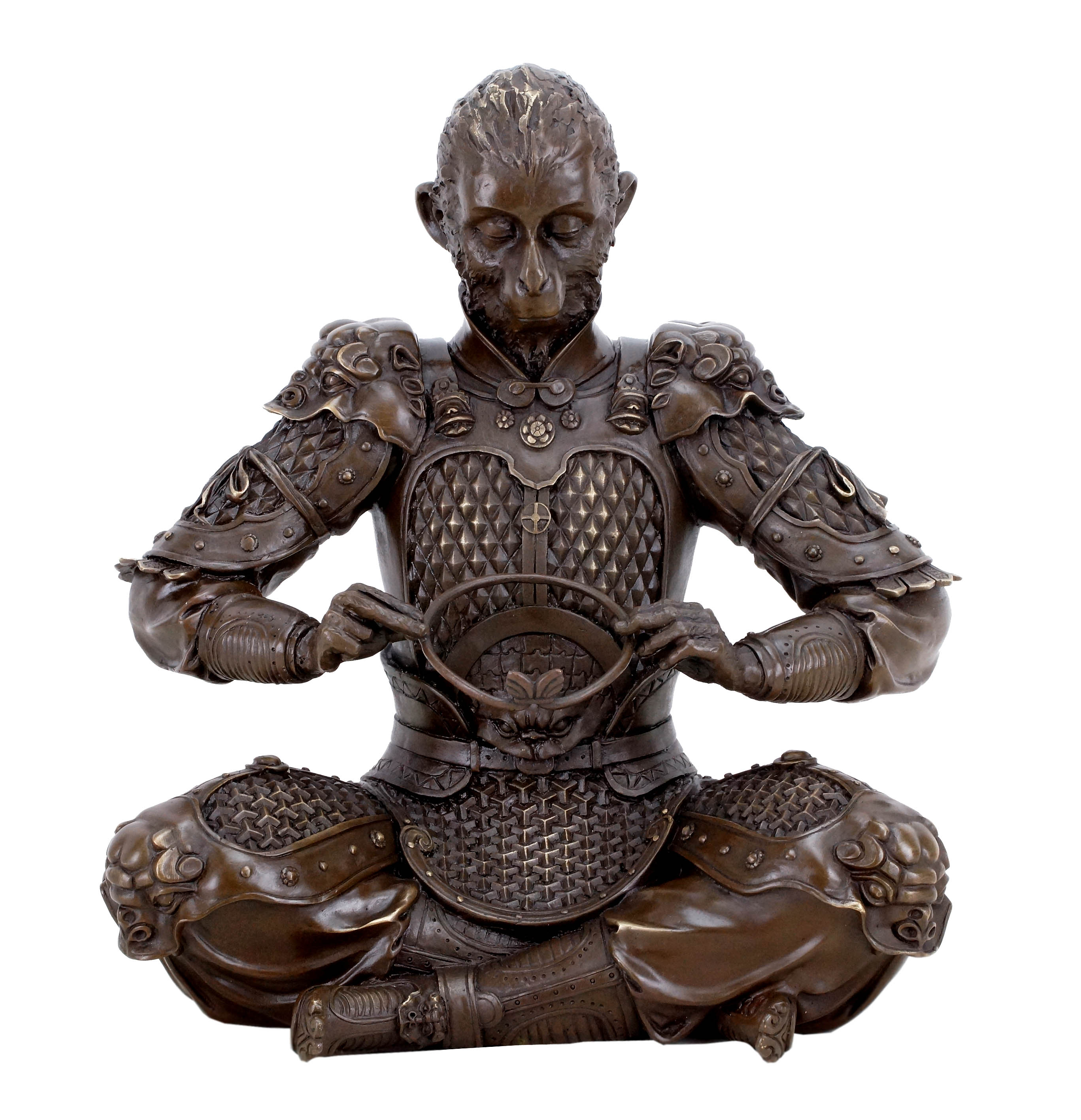 Sun Wukong Figurine King Of The Apes Bronze Warrior Sculpture Sun Wukong Figurine King Of The Apes Bronze Warrior Sculpture