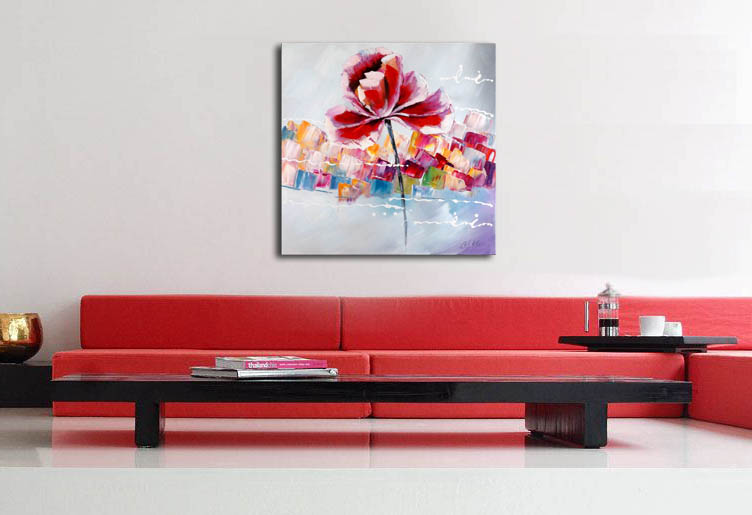 Acrylic Painting - Flower Power - Martin Klein - signed