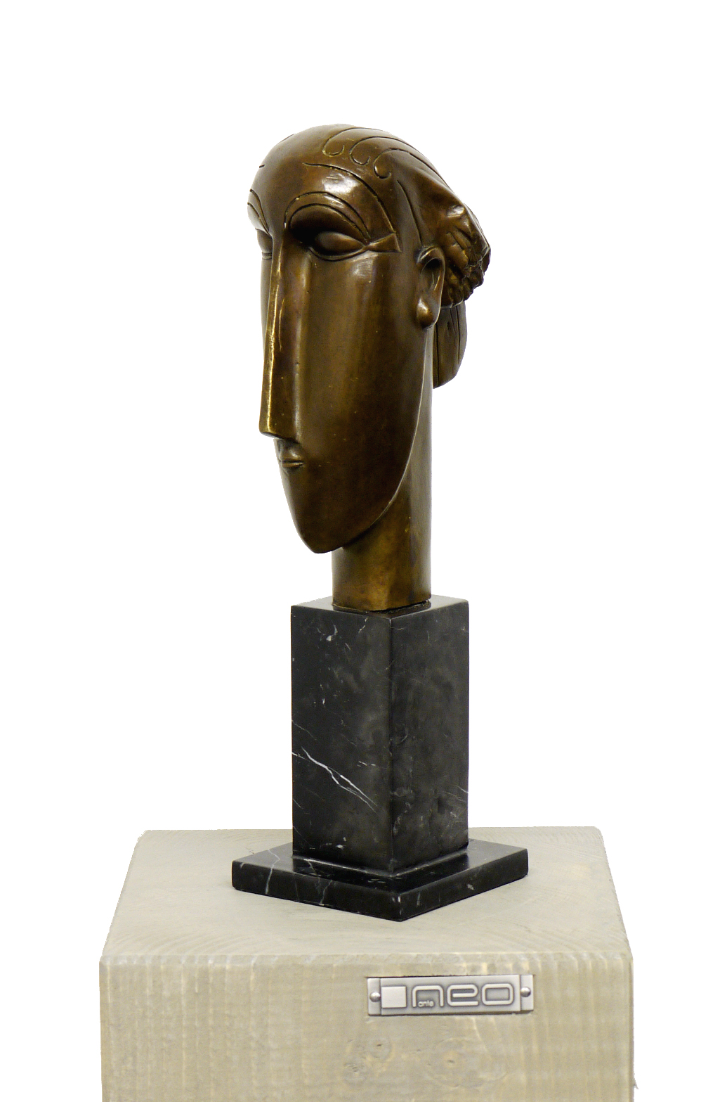 Modern Sculpture Woman's Head (1912) A. Modigliani