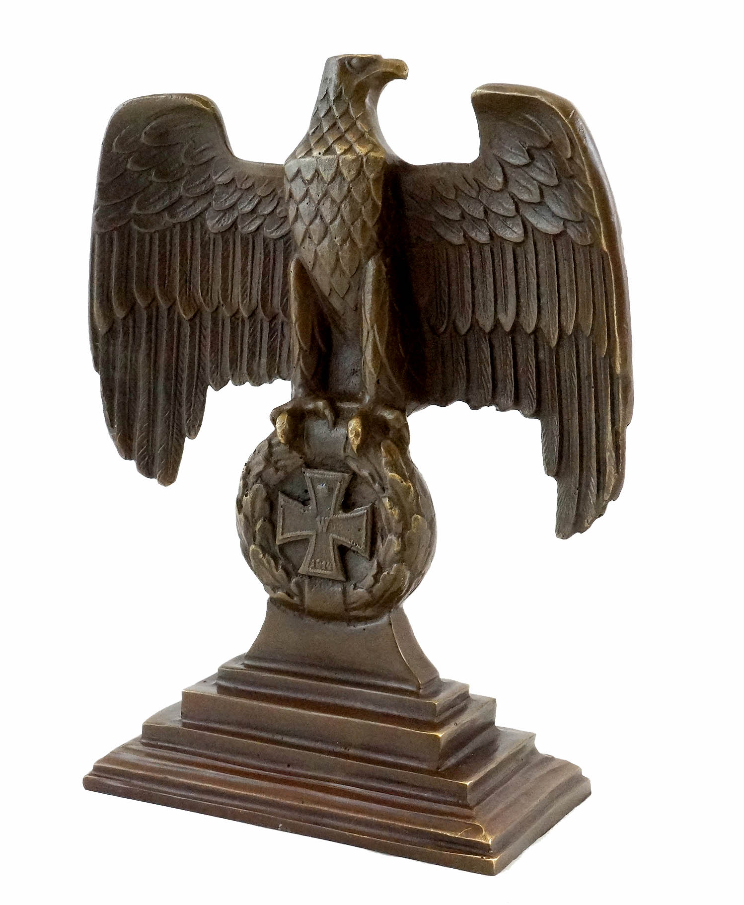 Imperial Eagle on an Iron Cross - First World War - Real ...