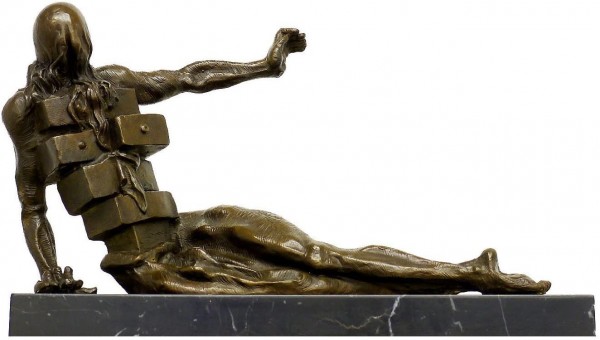 The Anthropomorphic Cabinet - signed - Salvador Dali - Bronze Statue