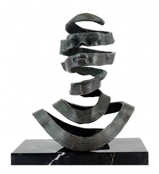 Contemporary Art Bronze Sculpture - The Way of Face - Milo
