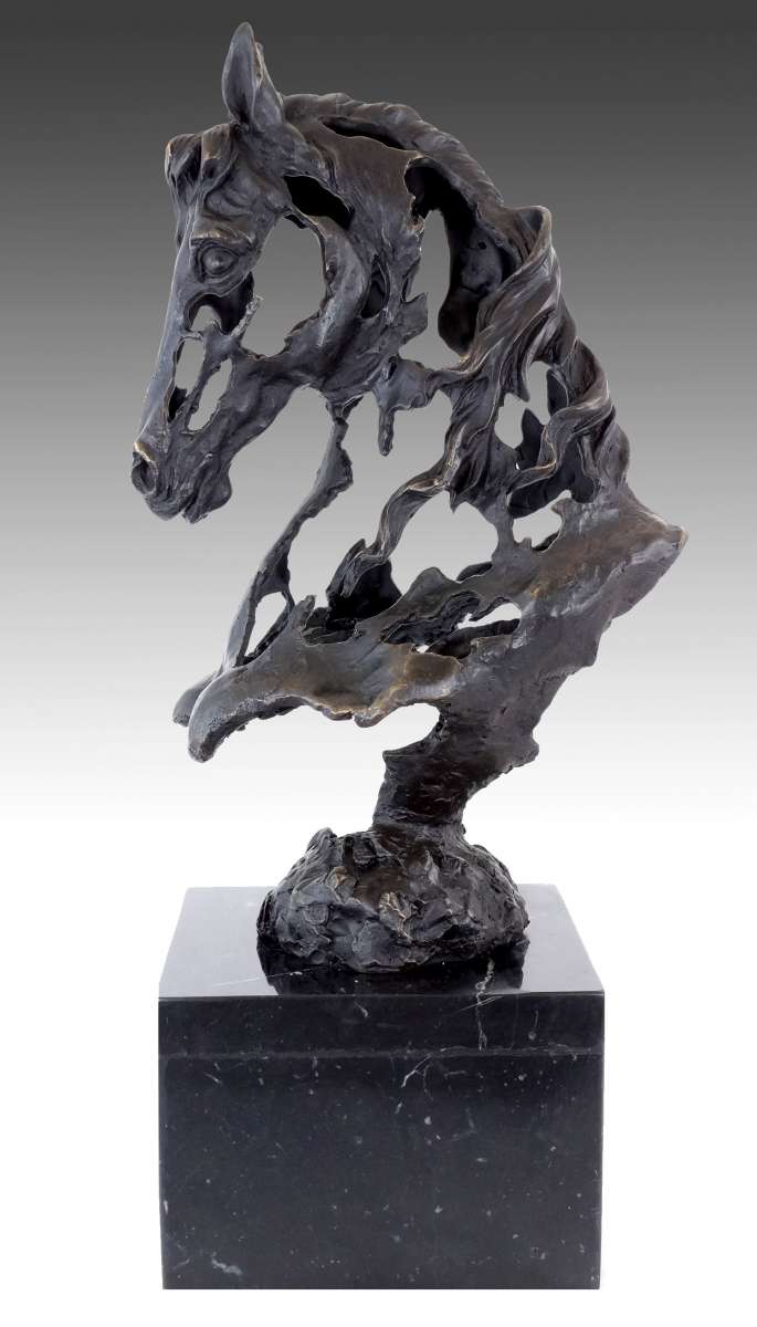 Contemporary Art Bronze Sculpture Apocalyptic Horse M